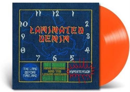 LAMINATED DENIM – ORANGE