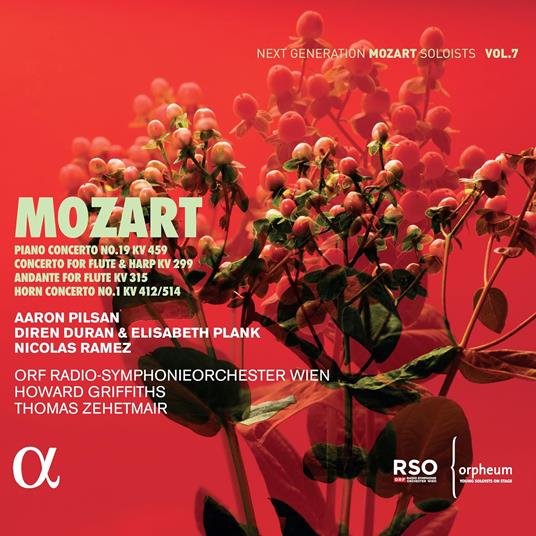 MOZART: PIANO CONCERTO NO 19 KV 459 – CONCERTO FOR FLUTE & HARP