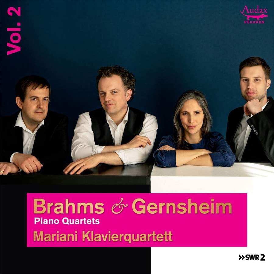 VOL 2 BRAHMS AND GERNSHEIM  PIANO QUARTETS VOL  2