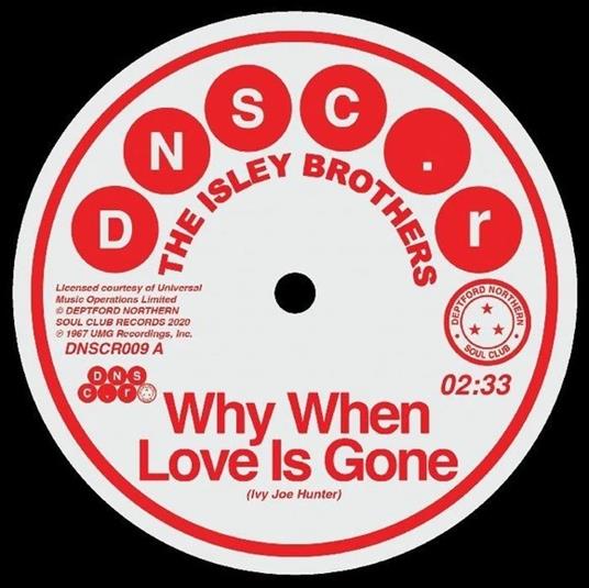 WHY WHEN LOVE IS GONE / CANT