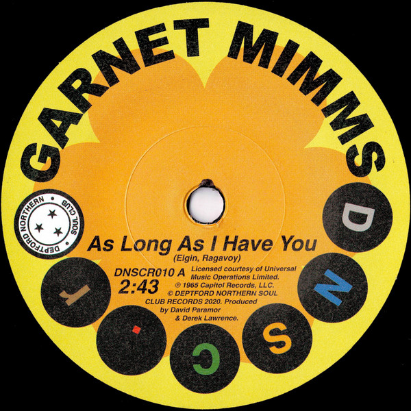 AS LONG AS I HAVE YOU/ AS LONG