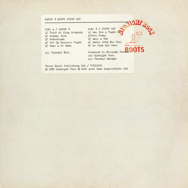 EARLY B MEETS SUPER CAT