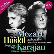 MOZART:  PIANO CONCERTO N 20 SYMPHONY N 39 – 9 VARIATIONS ON A M