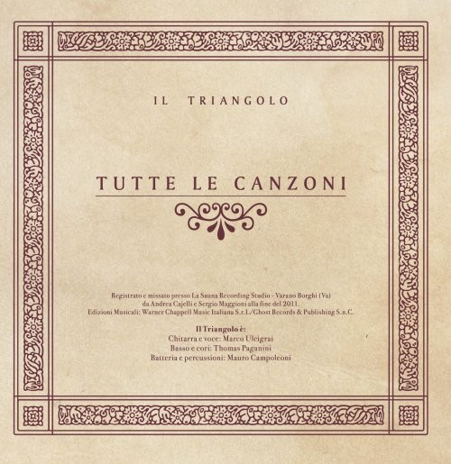 TUTTE LE CANZONI