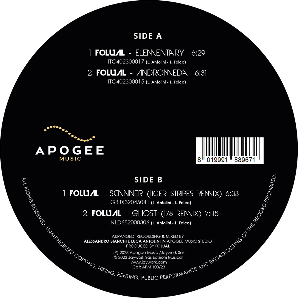 APOGEE MUSIC 001