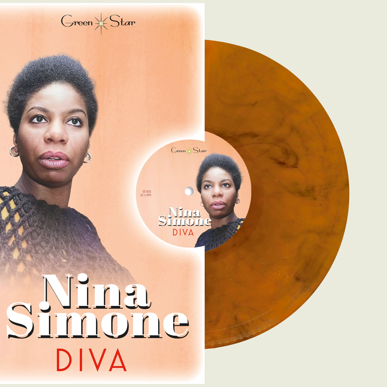 DIVA – ORANGE MARBLE
