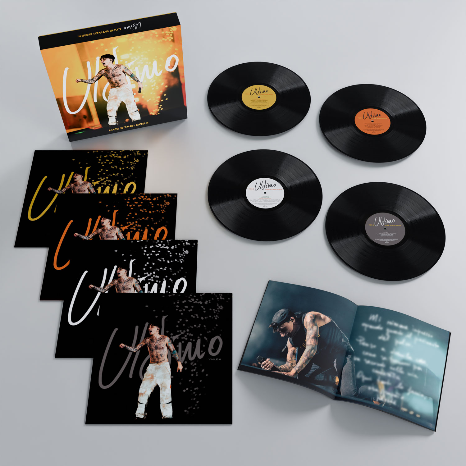 ULTIMO LIVE STADI 2024 – BOX QUADRUPLO LP